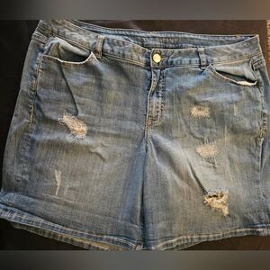 Lane Bryant blue denim jeans in a women's size 20